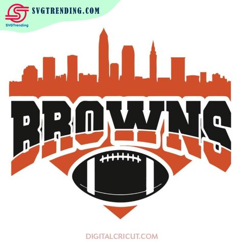 Cleveland Browns Logo, Cleveland Browns Football, Browns Football, Nfl Svg, Browning Logo, Brown Shirt, Sports Svg, Cute Poster, Cricut Vinyl