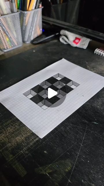 mehmetartofficial on Instagram: "3D illusion drawing #reels #draw #drawing #fyp #foryou #foryoupage #viralreels #viralvideos #artwork #follow #shorts #mehmetartofficial" 3d Drawings 3d Artwork, Drawing Reels, 3d Illusion Drawing, Illusion Drawings, 3d Illusion, 3d Drawings, 3d Artwork, Draw Drawing, Art Drawings