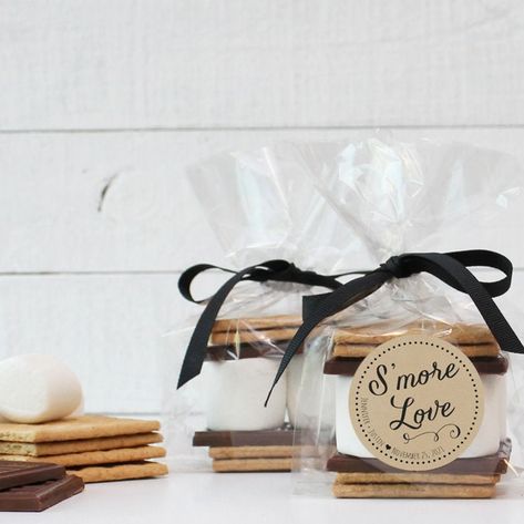 Smores Wedding Favors, Smores Favors, Smores Kits, Winter Wedding Favors, Love Label, Rustic Wedding Favors, S'mores, Favors Diy, Diy Wedding Favors