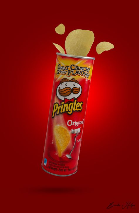 Pringles Photography on Behance Pringles Photography, Pringles Aesthetic, Chips Advertising, Pringles Chips, Crunchy Corn, Pringles Original, Potato Crisps, Apple Logo Wallpaper Iphone, Creative Advertising Design