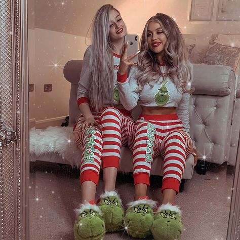 Gemma Louise Miles, Grinch Pajamas, Slippers Christmas, Dr. Seuss, Swap Gifts, Winter Ootd, Braces Colors, Quirky Style, Ootd Winter