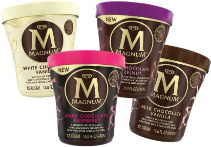 Magnum pints Magnum Ice Cream Aesthetic, Ice Cream Magnum, Magnum Chocolate, Ice Cream Tub, Magnum Ice Cream, Ice Cream Tubs, Money Saving Mom, Junk Food Snacks, Ice Cream Popsicles