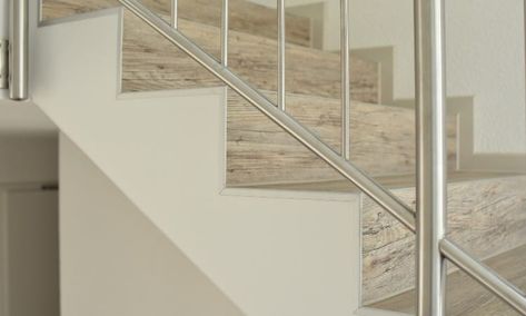 How To Install Vinyl Plank Flooring On Stairs Vinyl Plank On Stairs, Install Vinyl Plank Flooring Diy, Lvp Stairs, Vinyl Plank Flooring On Stairs, Plank Flooring Diy, Flooring On Stairs, How To Install Vinyl Plank Flooring, Brand New House, Open Stairs