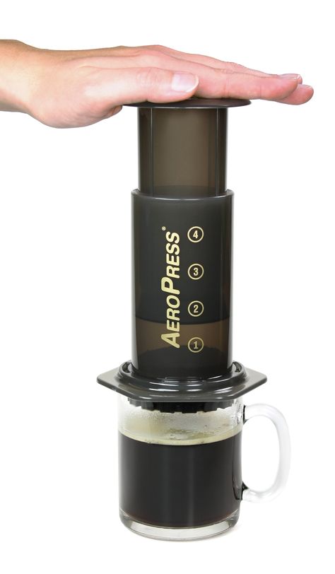 AeroPress Portable Coffee and Espresso Maker Manual Brew, Camping Coffee Maker, Aeropress Coffee, Coffee Thermos, Coffee And Espresso Maker, Coffee Press, Brewing Process, Camping Coffee, Coffee Brewer