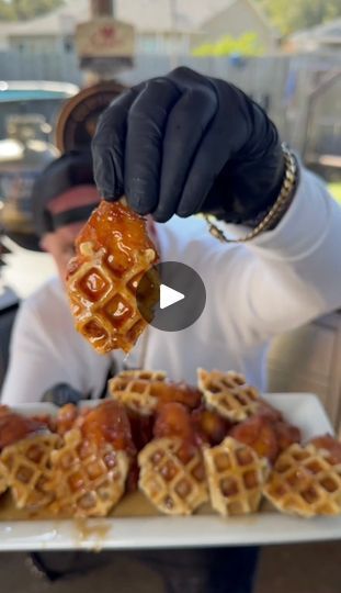 63K views · 2.4K reactions | Crispy Fried Chicken & Waffle Wingz!! With Hungry Jack | SouthernVibin Waffles Brunch Ideas, Chicken And Waffles Brunch, Chicken And Waffles Recipe, Waffle Board, Waffles Brunch, Deep Fried Chicken Wings, Wing Sauce Recipes, Hungry Jacks, Deep Fried Food