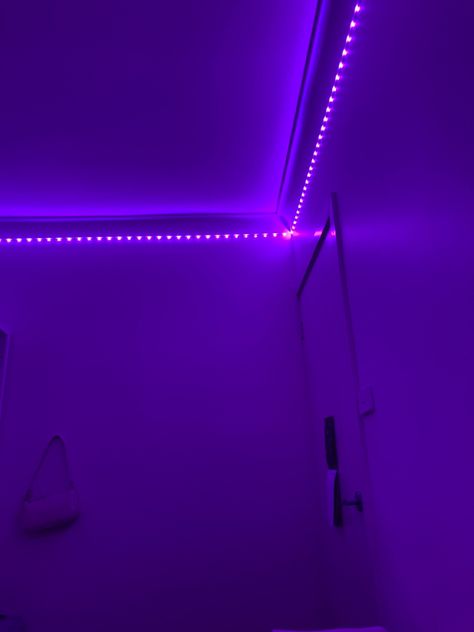 Purple Stuff, Led Lighting Bedroom, Lighting Bedroom, Aesthetic Color, Color Wallpaper, Aesthetic Colors, Bedroom Lighting, Colorful Wallpaper, Led Lighting