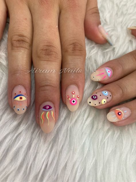 Ostara Nails, Spiritual Nails Designs, Spiritual Nail Art, Spiritual Nails, Fate Tattoo, Spring Acrylic Nails, Festival Nails, Fun Gifts, Nails Nails