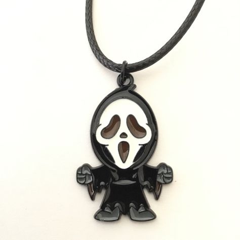 New Black Tone Ghostface Cord Necklace Necklace Cord Length: 24”In. Charm Size: 1 1/8” In. Necklace Cord, Necklace Necklace, Cord Necklace, New Black, Womens Jewelry Necklace, Jewelry Necklaces, Necklaces, Womens Sizes, Women Jewelry