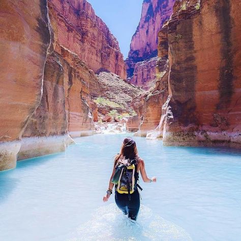 Havasu Creek Arizona, Havasu Canyon, Grand Canyon Rafting, Water Rafting, Arizona Travel, Grand National, White Water Rafting, Grand Canyon National Park, Hiking Trip