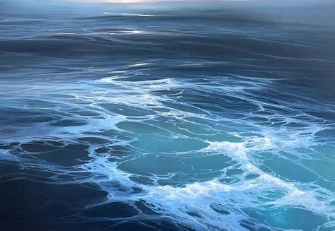 Ocean Art Aesthetic, Ocean Concept Art, Sea Reference, Stylized Water, Ocean Foam, Standing In Water, Sea Background, Ocean Storm, Sea Dream