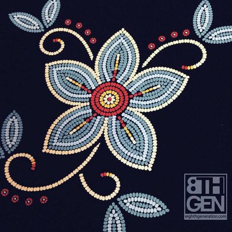 Native American Beadwork Patterns, Beaded Moccasins, Beaded Flowers Patterns, Patterns Floral, Native Beading Patterns, Beadwork Designs, Beading Patterns Free, Native Beadwork, Beautiful Beadwork