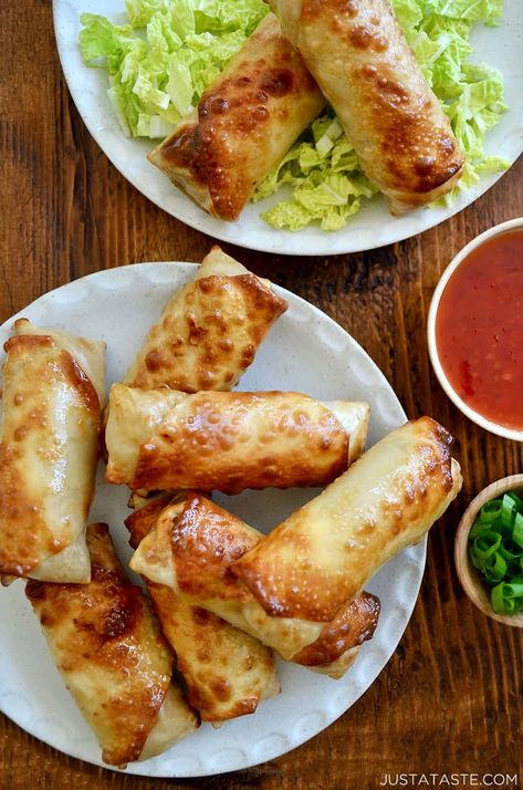 Air Fryer Recipes Egg Rolls, Air Fryer Egg Rolls, Airfry Recipes, Egg Rolls Recipe, Actifry Recipes, Pork Egg Rolls, Chicken Egg Rolls, Air Fry Recipes, Egg Roll Recipes