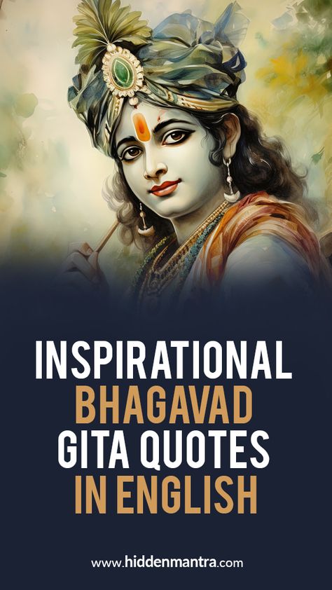 A calming scene with a Bhagavad Gita quote in English, evoking spiritual wisdom and inner peace. Krishna Motivational Quotes In English, Gita Quotes English, Bagavath Gita, Bhagavad Gita Quotes, Motivation Spiritual, The Bhagavad Gita, Janmashtami Wishes, Geeta Quotes, Patience Quotes