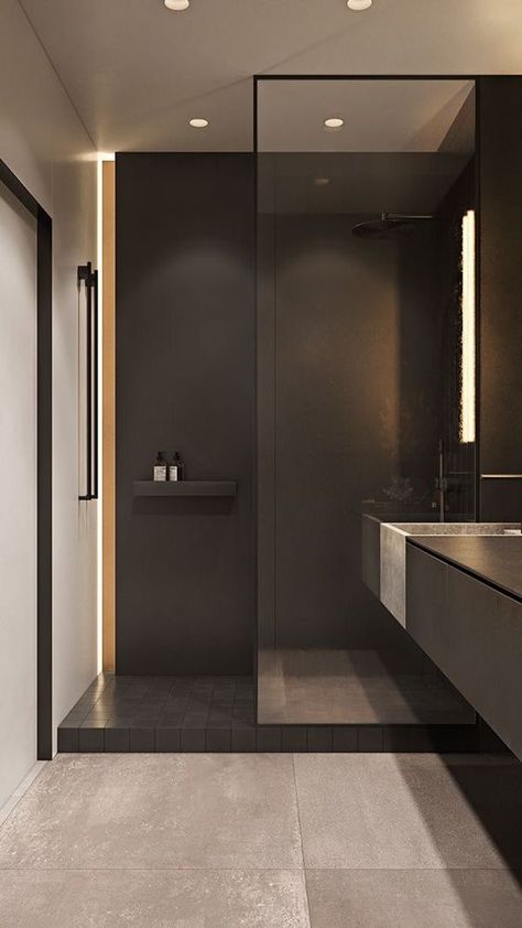 Drømme Bad, Bathroom Inspiration Modern, Washroom Design, 아파트 인테리어, Bathroom Design Decor, Bathroom Inspiration Decor, Bathroom Design Luxury, Dream House Interior, Small Studio