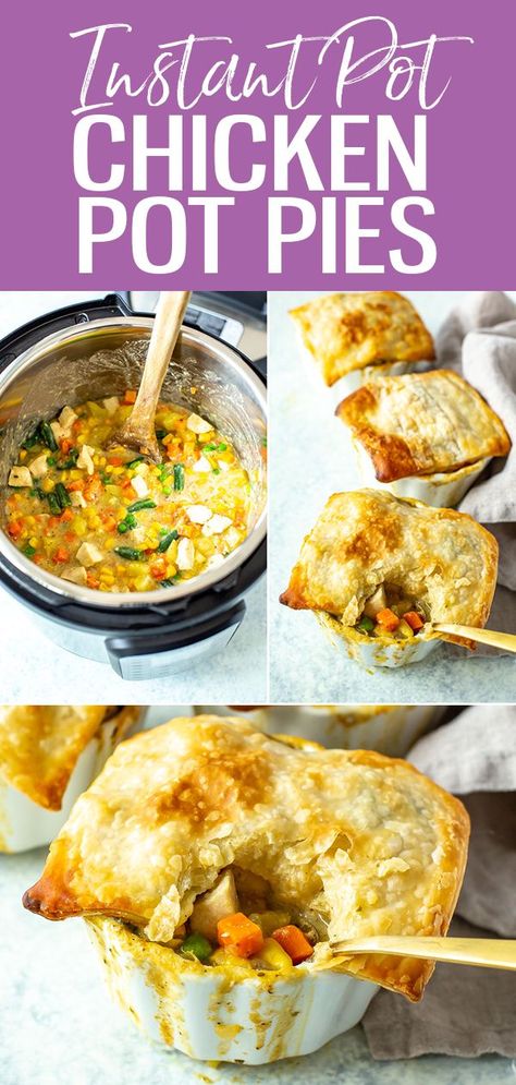 Instant Pot Chicken Pot Pie, Easy Chicken Pot Pie Recipe, Chicken Pot Pie Filling, Pot Pie Filling, Pot Recipes Healthy, Easy Chicken Pot Pie, Pot Recipes Easy, Best Instant Pot Recipe, Pot Pies Recipes