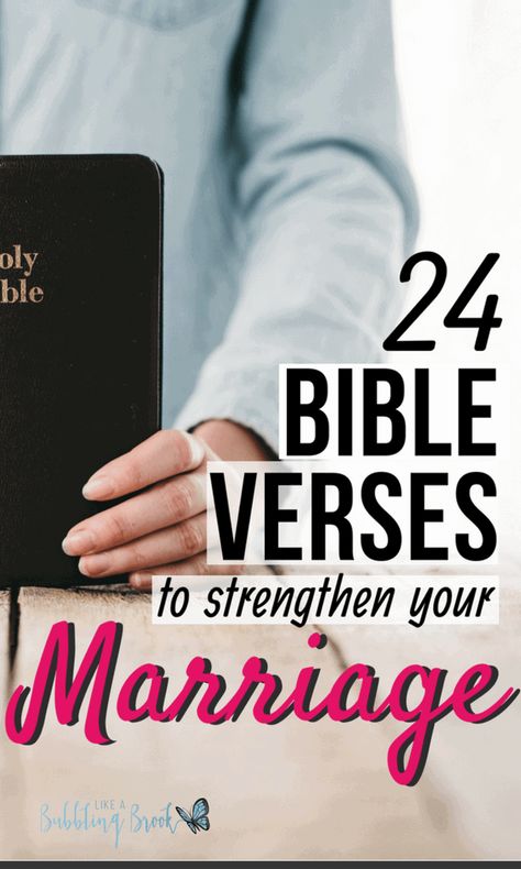 24 Bible Verses To Strengthen A Marriage & Draw You Closer Together Bible Verse Marriage Scriptures, Bible Verses About Marriage, Verses About Marriage, Marriage Verses, Marriage Encouragement, Marriage Scripture, Marriage Bible Verses, Verses About Love, Best Bible Verses