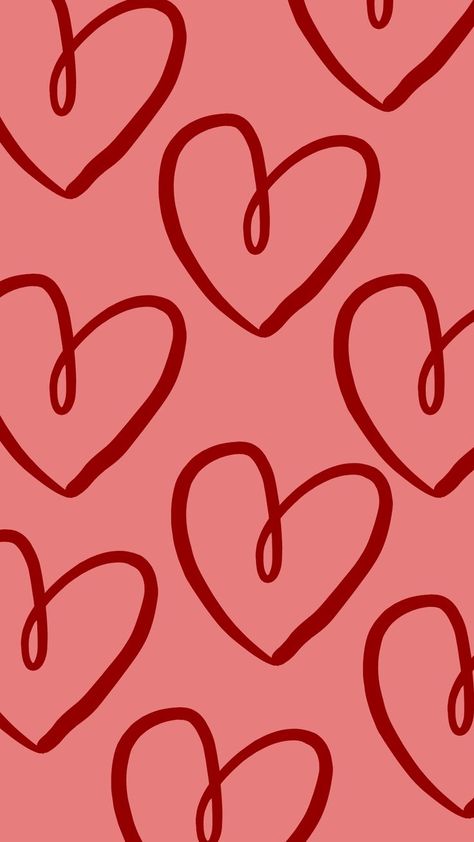 Simple Iphone Wallpaper, Valentines Wallpaper, Cute Simple Wallpapers, Pretty Wallpaper Iphone, Tumblr Wallpaper, Red Wallpaper, Simple Wallpapers, Heart Wallpaper, Red Aesthetic