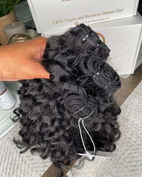 Thick and Beautiful Raw Burmese Soft Curl Bundles from 12” to 30” of Pure LUSH available. Perfect texture for all, get yours now. shop exclusively at shadesofmelaninhair.com🛒 Glue In Hair Extensions, Hair Extensions Clip, Glueless Wigs, Raw Hair, Hair Wax, Soft Curls, Get Yours Now, Clip In Hair Extensions, Burmese