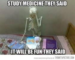 828730 years later..... Medical Assistant Humor, Medical Jokes, Studying Funny, Medical Memes, Medical Quotes, Pa School, Student Humor, Funny Study Quotes, Medical Humor