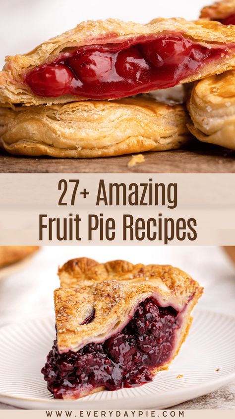 Baked Pies Recipes, Mixed Fruit Pie Recipes, Best Pies Recipes, Double Crust Pie Recipes, Best Fruit Pie, Unique Fruit Pies, Fall Fruit Pie Recipes, Easy To Make Pies, Cheap Pie Recipes