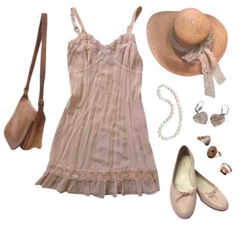 Spring Coquette, Summer Roberts, Coquette Outfit, Downtown Outfits, 2000s Outfits, Outfit Collage, Romantic Outfit, Warm Weather Outfits, Cute Summer Dresses