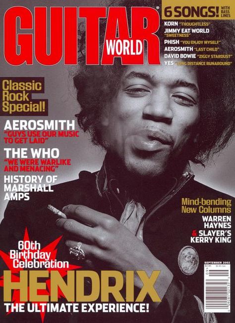 guitar magazine cover - jimi hendrix Rock Magazine Cover, Magazine Examples, Magazine Cover Page, Marshall Amps, David Bowie Ziggy, Guitar Magazine, Cover Magazine, Rock Guitarist, Rolling Stones Magazine