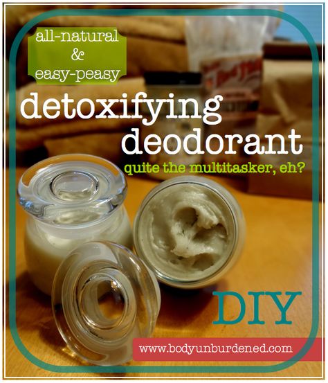 DIY deodorant - coconut oil, baking soda, arrowroot powder, bentonite clay (it's a natural detoxifier), and tea tree oil. Deodorant Recipe, Diy Deodorant, All Natural Deodorant, Homemade Deodorant, Arrowroot Powder, Homemade Lotion, Bentonite Clay, Make Up Remover, Homemade Remedies