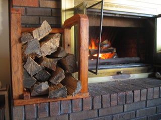 Indoor Firewood Rack Made Using Raw Firewood : 8 Steps (with Pictures) - Instructables Indoor Firewood Storage, Diy Log Store, Firewood Rack Indoor, Firewood Storage Ideas, Diy Firewood Rack, Firewood Rack Plans, Indoor Firewood Rack, Firewood Storage Indoor, Woodworking Table Plans