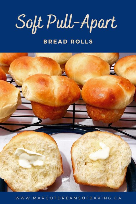 Pull Apart Dinner Rolls, Fluffy Dinner Rolls, Pull Apart Bread, Soda Bread, Dessert Pictures, Dinner Wedding, Gluten Free Cooking, Pull Apart, Kitchen Inspo