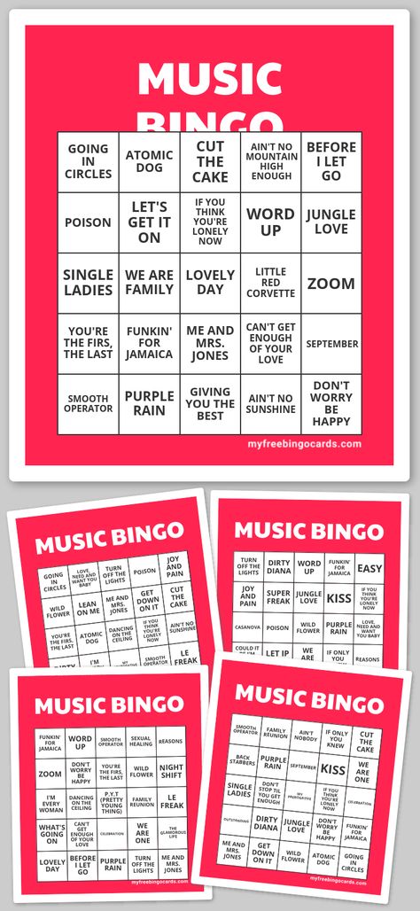 MUSIC BINGO Musical Bingo Free Printable, Music Bingo Template, Music Bingo Free Printable, Music Bingo, Office Music, Bingo Template, Choral Music, Your Cards, Ready To Play