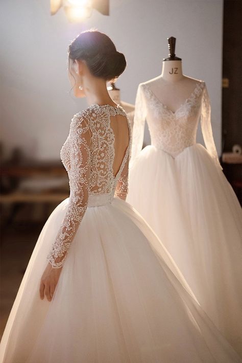 Fairy Wedding Gown, Cathedral Train Wedding Dress, Sleeve Wedding Dress Lace, Christian Wedding Gowns, Sleeve Wedding Dresses, Long Sleeve Wedding Gowns, Wedding Gowns With Sleeves, Classy Wedding Dress, Lace Wedding Dress With Sleeves