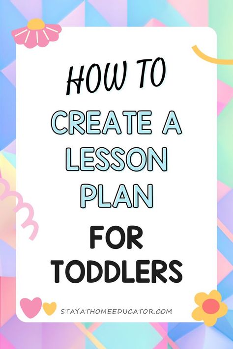 How to Create Lesson Plan for Toddlers | How to write good lesson plan for toddlers | The importance of using lesson plans with toddlers | How to evaluate lesson plan | Examples of lesson plan for toddlers Teaching Strategies Creative Curriculum Lesson Plans, Lesson Plan For Toddlers, Teaching Strategies Creative Curriculum, Cognitive Development Activities, Toddler Lesson Plans Template, Daycare Lesson Plans, Language Development Activities, Lesson Plan Examples, Infant Lesson Plans