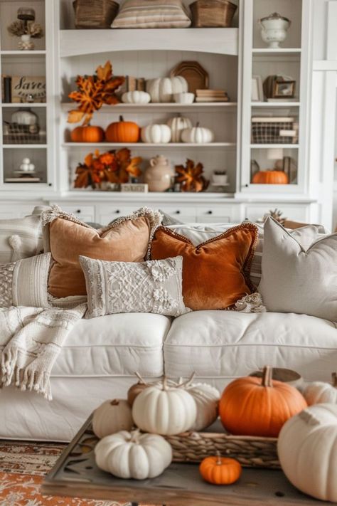 Fall Bedroom Refresh: Quick Updates for the New Season Tree With Red Ornaments, Fall Decor Aesthetic, Fall Table Decor Ideas, Fashion Decor Bedroom, Decor Inspiration Bedroom, Design Room Ideas, Aesthetic Room Decor Ideas, Ideas Bedroom Decoration, Bedroom Decor Inspirations