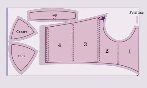 Bustier Blouse, Bustier Pattern, Diy Corset, Diy Sy, Corset Sewing Pattern, Corset Pattern, Diy Clothes Design, Diy Sewing Pattern, Sewing Design