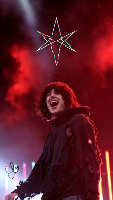 Red background, Oli Skyes on stage, BMTH Metal Wallpapers Music, Oil Sykes Wallpaper, Bring Me The Horizon Oliver Sykes, Oliver Sykes Wallpaper Aesthetic, Oli Sykes Aesthetic, Oliver Sykes Aesthetic, Bmth Wallpaper Aesthetic, Bring Me The Horizon Aesthetic, Oli Sykes Wallpaper