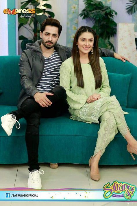 Ayeza khan and Danish Taimoor Satrangi- Rang rahi hai zindagi...Express Entertainment Ayeza Khan And Danish Taimoor, Danish Taimoor, Ayeza Khan, The Matrix, Matrix, Entertainment