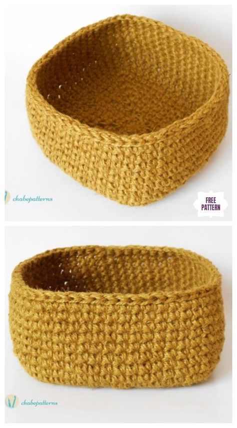 Crochet Hemp Rope Basket Free Pattern Hemp Crochet, Basket Weaving Diy, Hemp Yarn, Crochet Basket Pattern Free, Free Pattern Crochet, Crochet Hat For Women, Crochet Baskets, Crochet Storage, Crochet Bag Pattern Free