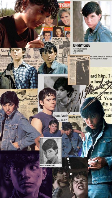 Johnny Cade Aesthetic Wallpaper, Ralph Macchio Wallpaper Iphone, Ralph Macchio Wallpaper Collage, Pony Boy And Johnny, Johnny From The Outsiders, Johnny Cade And Ponyboy, Johnny Cade Wallpaper, The Outsiders Johnny Cade, Johnny The Outsiders