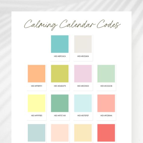 I’m nerding out and sharing exactly how I organize my Google calendar to plan my weeks, stay organized, and stress less. You can also download my customized calendar colors, because let’s be real… the default calendar colors are loud. From color-coding to task-batching, this is the system that has worked best for me. Task-batching has been the most impactful shift I made in my business two years ago, so I’m excited to share more about that. #taskbatching #googlecalendar #notiontour Task Batching, Jules Acree, Books Journal, Ipad Tips, Tracker Ideas, My Calendar, Color Board, Free Calendar, Hex Codes