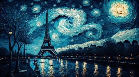 Starry Night Wallpaper Desktop, For Pc Wallpaper, Background For Pc, City Lights Wallpaper, Van Gogh Wallpaper, Starry Night Wallpaper, Pc Background, Van Gogh Landscapes, Wallpapers Pc