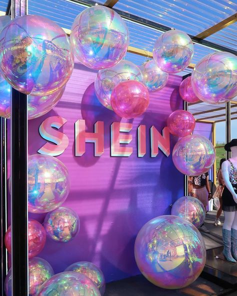 festival mode 🎡 • attending my first ever music festival with @shein_ca was an absolute DREAM! there were so many photo ops at SHEIN’s VELD booth, a makeup touchup station and even a glam cam! truly an unforgettable experience. • outfit search IDs top 33753339 skirt 35387498 boots 18599361 • Use code CAMoka for 15% off🤍 • #popoutwithshein #SHEINCanada #SHEINPartner #SHEINxVELD Coachella Theme Party Decoration, Music Booth, Photo Booth Design, Festival Mode, Foam Party, Photo Zone, Retro Disco, Photo Booth Backdrop, Exhibition Design