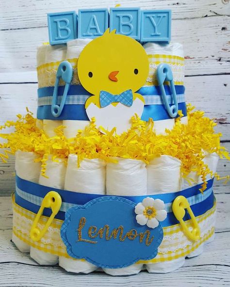 Easter Baby Shower Theme, Duck Birthday Theme, Baby Shower Party Planning, Easter Baby Shower, Pastel Baby Shower, Baby Boy Shower Party, Farm Baby Shower, Duck Birthday, Farm Cake