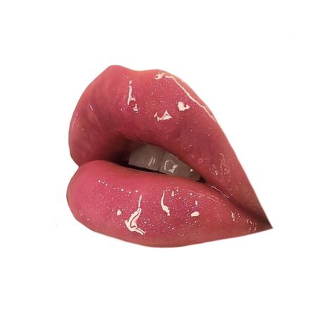 Aesthetic Icons Png Transparent Mouth, Lips Png Aesthetic, Hot Pink Png, Pink Lipstick Kiss Mark Aesthetic, Glossy Lips Digital Art, 3d Lips, Png Lips, Lip Png, Mouth Photo