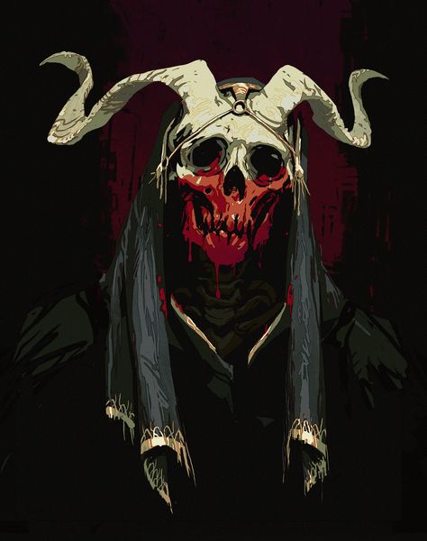 ArtStation - Skull dude, Jonathan Wesslund Skull Monster, Horror Drawing, Demon Art, Fantasy Creatures Art, Scary Art, Game Character Design, Dog Drawing, Creature Art, Giclee Art