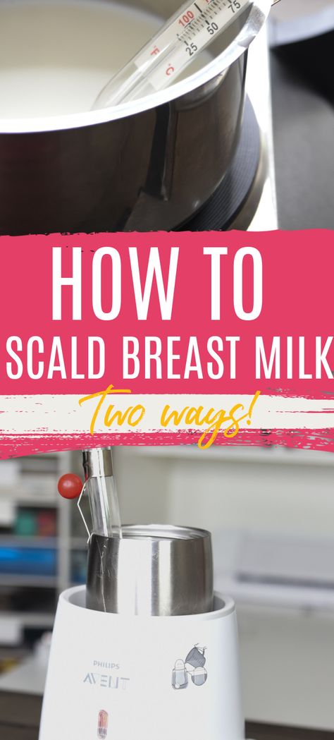 If you discovered your milk has high lipase, here are two simple ways to scald breast milk using the stove top or a bottle warmer. Avent Bottle Warmer, Freezing Breastmilk, Lactation Recipes, Newborn Baby Tips, Clean Pots, Breastmilk Supply, Milk Storage, Breastmilk Storage, Work Diy