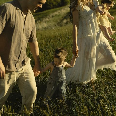 this sweet little family absolutely melted my heart 🫶🏼 capturing their little ones exactly as they are and running carefree around the green hills together is how family photos should be ✨ keywords: family photoshoot, visual poetry, storytelling photography, Utah photographer, wedding photographer, family photo inspo, small family photos, pinterest inspo, california photographer, cinematic photography, cinematic photographer, pnw photographer, hawaii photographer, travel photographer, docu... Wheat Field Photography Family, Storytelling Photography Family, Cinematic Family Photos, Family Nature Photoshoot, Artsy Family Photoshoot, Family Film Photography, Whimsical Family Photoshoot, Documentary Family Photos, Small Family Aesthetic