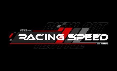 Car Graphic Design Illustration, Speed Graphic Design, Racing Graphic Design, Racing Font, Sports Car Logos, Race Design, Logo Racing, Speed Logo, Design Racing