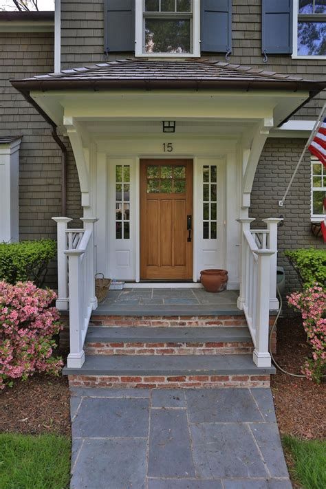 Best 5 House Entrance Stairs #stairs #stairsdesign #design #ideas Porches Ideas, Concrete Front Porch, Veranda Design, Front Porch Steps, Front Door Steps, Cabin Porch, Front Stairs, Brick Steps, Roof Ideas