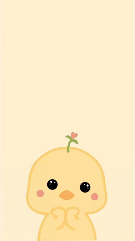 Chick Wallpapers Cute, Pink Yellow Aesthetic Wallpaper, Yellow Profile Pictures, Yellow Duck Wallpaper, Chinese Love Quotes, Stickers Bonitos, Cute Pp, Cartoons Pictures, Yellow Aesthetic Pastel