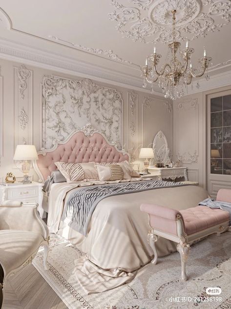 Classic Bedroom Design, Bedroom Color Combination, Stylish Bedroom Design, White Room Decor, Luxury Room Bedroom, Kids Interior Room, Pretty Bedroom, Classic Bedroom, Elegant Bedroom